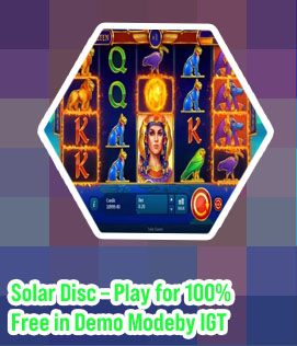 Solar disc slot free play online